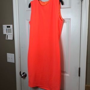 Neon Orange Dress